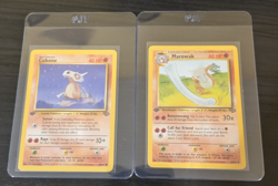 Pokemon Jungle 1st Edition Cubone + Marowak Cards - Image 1