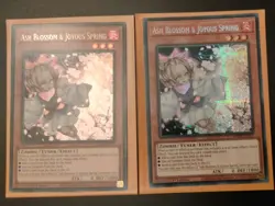 2x YUGIOH Secret Rare Ash Blossom & Joyous Spring MP22-EN257 1st Edition MINT - Image 1