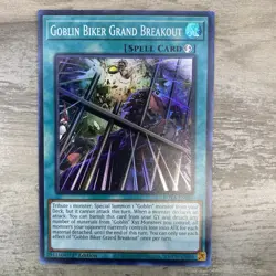 Yugioh Goblin Biker Grand Breakout ROTA-EN057 Super Rare 1st Ed NM - Image 1