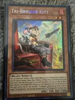 Yugioh Tri-Brigade Kitt MP22-EN006 Secret Rare 1st Ed NM - Image 1
