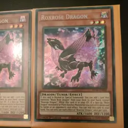 YUGIOH 2 X ROXROSE DRAGON MP22-EN060 - PRISMATIC/SECRET 1ST EDITION Mint - Image 3