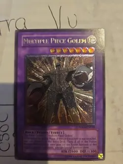 Yugioh Multiple Piece Golem TDGS-EN038 Unlimited Ultimate Rare NM/LP - Image 1