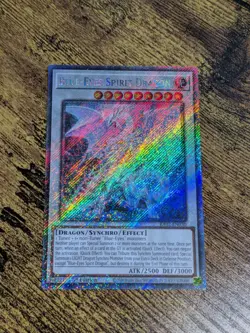 Yugioh Blue-Eyes Spirit Dragon Secret Rare RA02-EN030 NM 1st Edition - Image 1