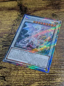 Yugioh Blue-Eyes Spirit Dragon Secret Rare RA02-EN030 NM 1st Edition - Image 2