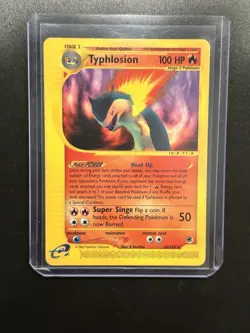 Pokemon Typhlosion TCG Expedition Card 64/165 Regular Rare Non -Holo - Image 1