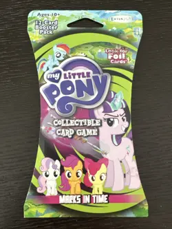 Marks in Time Sleeved Rack Pack My Little Pony CCG Booster MLP Sealed Card Game - Image 1