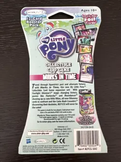 Marks in Time Sleeved Rack Pack My Little Pony CCG Booster MLP Sealed Card Game - Image 2