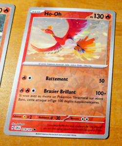 POKEMON ETINCELLES DEFERLANTES CARD REVERSE HOLO CARTE HO-OH 019/191 SSP FR MINT - Image 1