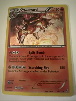 Pokemon Card TCG Charizard Legendary Treasures 19/113 Holo Cosmos - Image 1