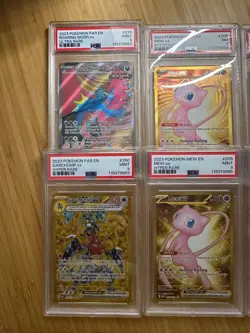 Pokemon TCG PSA Graded Card Lot of 9 Giovanni's Charisma Mew Pikachu Garchomp - Image 4