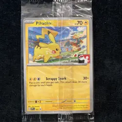 SEALED Pikachu SVP101 Black Star SV Promo Play League Pokemon Card TCG Mint - Image 1