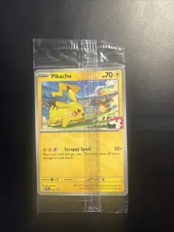 SEALED Pikachu SVP101 Black Star SV Promo Play League Pokemon Card TCG Mint - Image 1