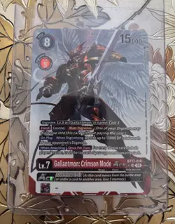 Digimon Card Game Gallantmon Crimson Mode ACE BT17-018 Secret Crisis Alt Art - Image 1