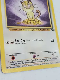 Meowth Jungle 1999 Pokemon Card Promo 56/64 - Image 2
