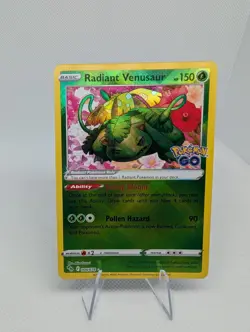 Radiant Venusaur 004/078 Pokemon GO Holo - TCG Card - NM - Image 1