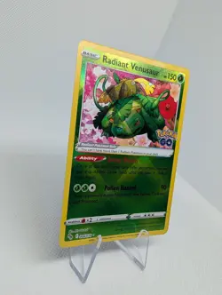 Radiant Venusaur 004/078 Pokemon GO Holo - TCG Card - NM - Image 2