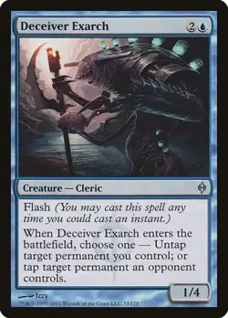 Deceiver Exarch - Foil New Phyrexia MP MTG - Image 1