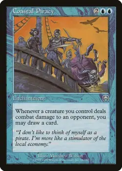 Coastal Piracy - Foil Mercadian Masques MP MTG - Image 1