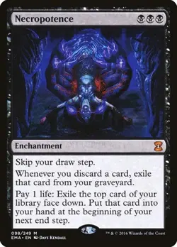 Necropotence - Foil Eternal Masters MP MTG - Image 1