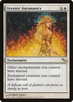 Greater Auramancy - Foil Shadowmoor MP MTG - Image 1
