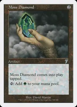 Moss Diamond - Foil 7th Edition MP MTG - Image 1