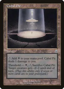 Cabal Pit - Foil Odyssey MP MTG - Image 1