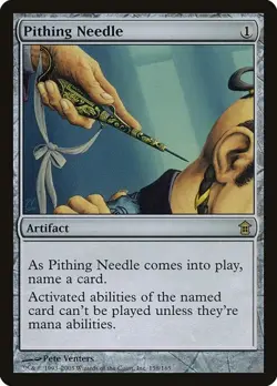 Pithing Needle - Foil Saviors of Kamigawa MP MTG - Image 1