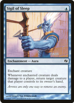 1 x Sigil of Sleep - DDI - LP - MTG - Image 1