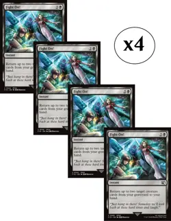 4x - Fight On! - x4 - Final Fantasy - C NM MTG - Image 1
