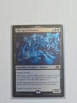 The Speed Demon (Foil) - Aetherdrift - NM - MTG Magic - Mythic - Creature - Image 1