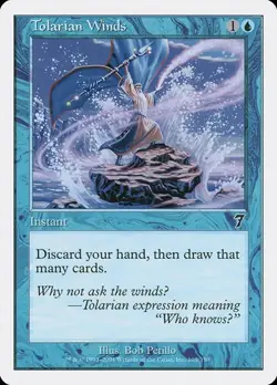Tolarian Winds - Foil 7th Edition MP MTG - Image 1