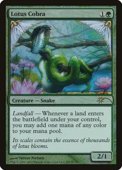 Lotus Cobra - Foil Promo Grand Prix Promos MP MTG - Image 1