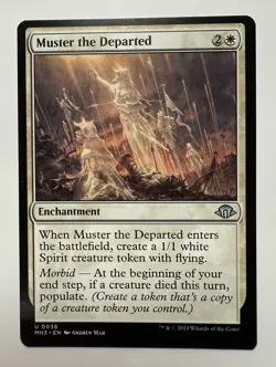 Muster the Departed #36 MTG Modern Horizons 3 NM X1 - Image 1
