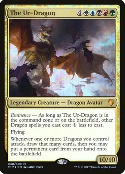 The Ur-Dragon - Foil Commander 2017 MP MTG - Image 1