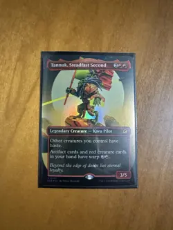 x1 MTG EOE Tannuk Steadfast Second Foil Extended Art Pack Fresh 0296 - Image 1