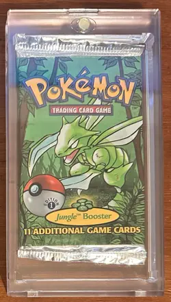 1999 Pokemon Jungle 1st Edition Booster Pack Scyther Art NEW FACTORY SEALED - Image 5