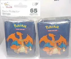 NEW (Lot of 2) Pokemon Deck Protection Sleeves Ultra Pro 65-Count each Charizard - Image 1