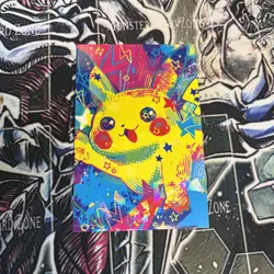 Pikachu Graffiti Electric Pokemon 2025 Cracked Ice Holo Card Database - Image 1