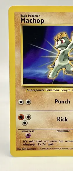 Machop 59/82 Team Rocket Non Holo Pokemon TCG Unlimited Vintage 2000 WOTC MP/LP - Image 2