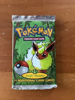 Wizards of the Coast 1999 Pokemon Jungle Booster Pack -Sealed- 742818061384 - Image 1