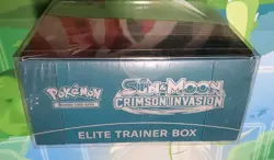 Pokemon Sun and Moon - Crimson Invasion Elite Trainer Box ETB New Factory Sealed - Image 3