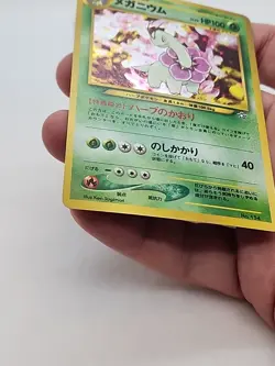 Meganium No 154 Pokemon Japanese Neo Premium Genesis Holo #P No Symbol *CCGHouse - Image 4