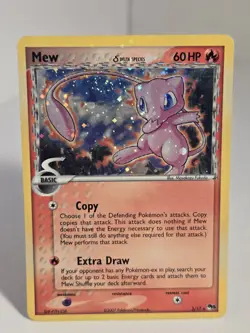 Pokemon Mew Delta Species 3/17 Holo With Swirl And Inverted Back Series 5 - Image 1