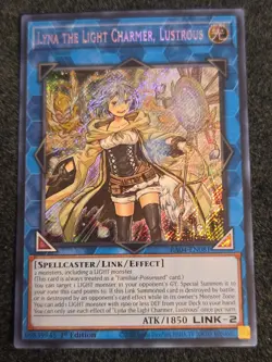 Yugioh! Lyna the Light Charmer, Lustrous - RA04-EN081 - Secret Rare - 1st Editio - Image 1