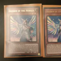 3x *** DIVINER OF THE HERALD *** ULTRA RARE 1ST EDITION BLTR-EN072 Mint YUGIOH! - Image 2