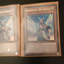 3x *** DIVINER OF THE HERALD *** ULTRA RARE 1ST EDITION BLTR-EN072 Mint YUGIOH! - Image 4