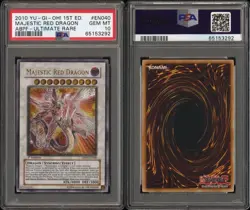 YUGIOH PSA 10 Majestic Red Dragon (UTR) ABPF-EN040 1st Edition Ultimate Rare - Image 3