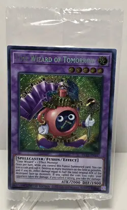 Time Wizard of Tomorrow DLCS-EN147 Secret Rare Limited Ed Yugioh TCG SEALED NM/M - Image 1
