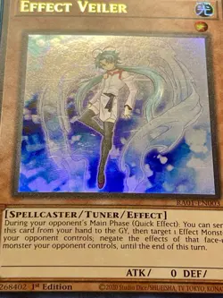3x Effect Veiler | RA01-EN003 | Ultra Rare | LP | 1st Edition | YuGiOh! - Image 4