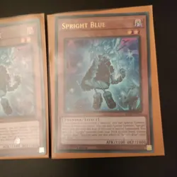 3x YUGIOH SPRIGHT BLUE ULTRA RARE 1ST NM BLTR-EN075 Playset MINT - Image 4
